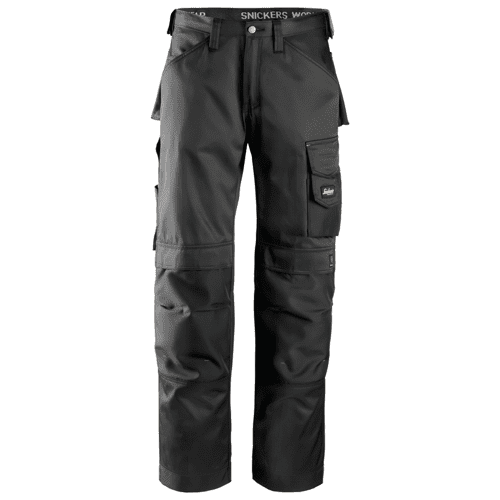 Snickers werkbroek DuraTwill 3312 - muted black/black