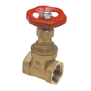 Bonfix messing schuifafsluiter, 2x bi.dr.