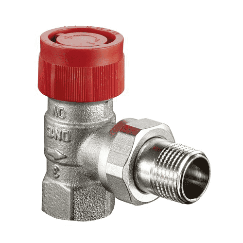 Oventrop AF thermostatische afsluiter, haaks