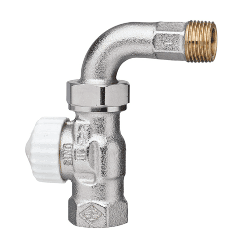 Heimeier V-exact II thermostatische afsluiter, recht