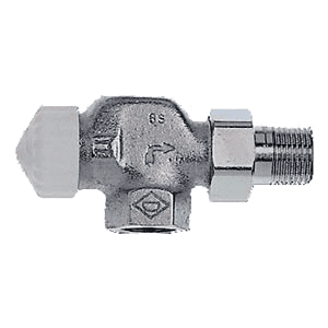 Heimeier V-exact thermostatische afsluiter met voorinstelling, axiaal, binnendraad