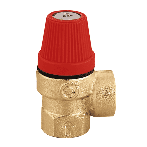 Caleffi veiligheidsklep binnendraad