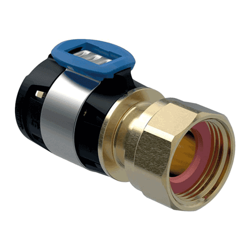 Geberit FlowFit verloopkoppeling met wartel