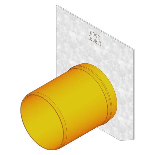 Hauraton Faserfix® eindplaat gesloten + uitloop