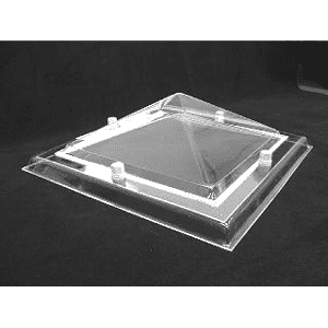 Skylux lichtkoepel acrylaat piramide dubbelwandig
