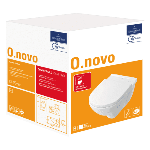 Villeroy & Boch O.Novo combipack, wand model